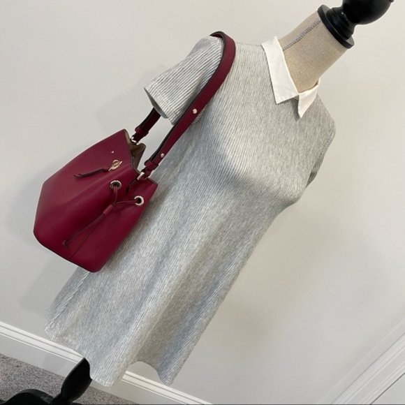 Kate Spade Marti Shoulder Crossbody Bucket Bag in Blackberry Preserve - Picture 2 of 13